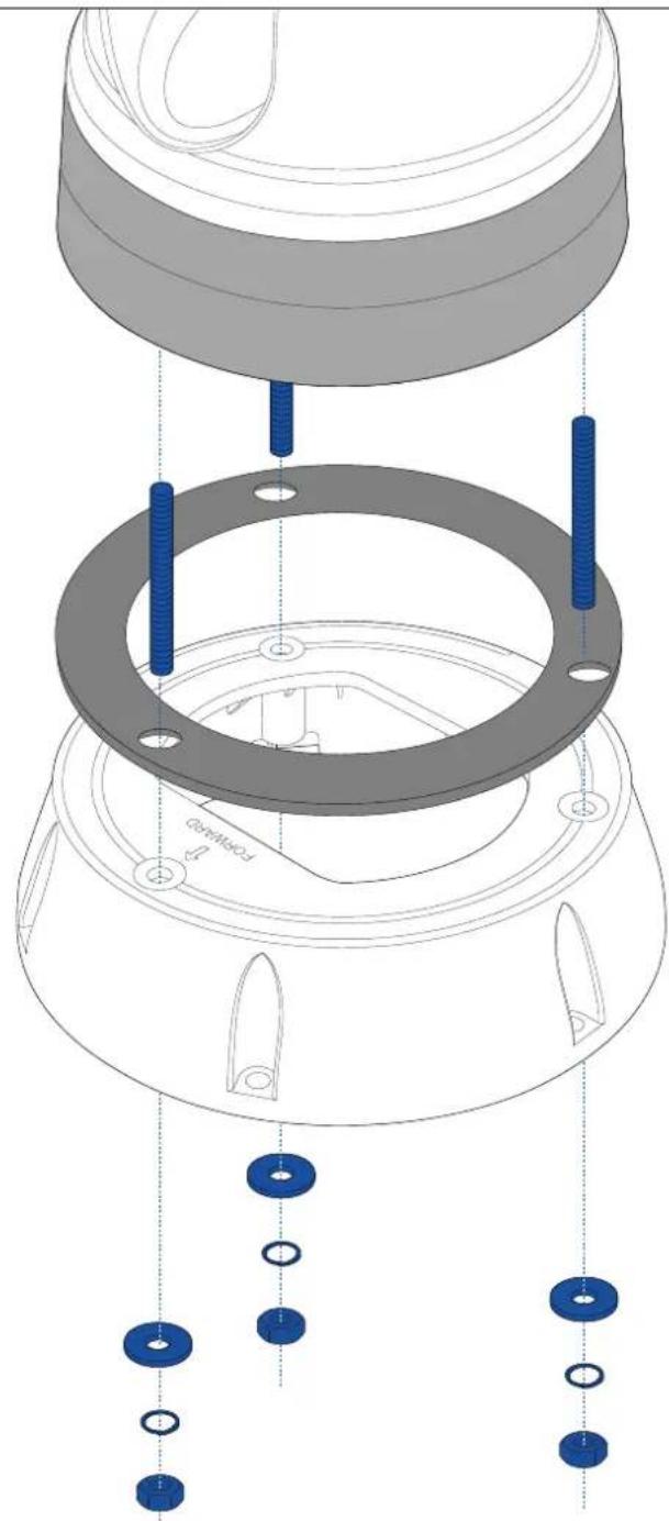 FLIR M332 - Mountingthecamerawiththeoptionalmountingriser - 1