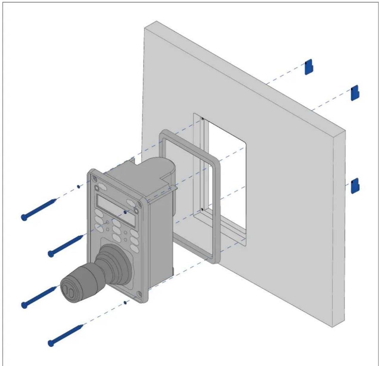 FLIR M332 - Flushmountingthekeypad - 1