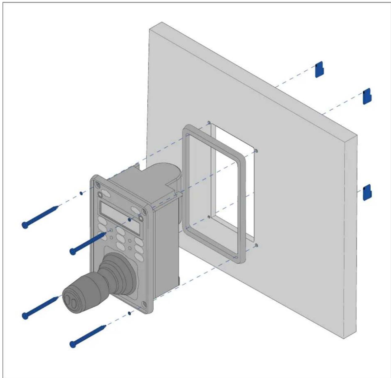 FLIR M332 - Surfacemountingthekeypad - 1