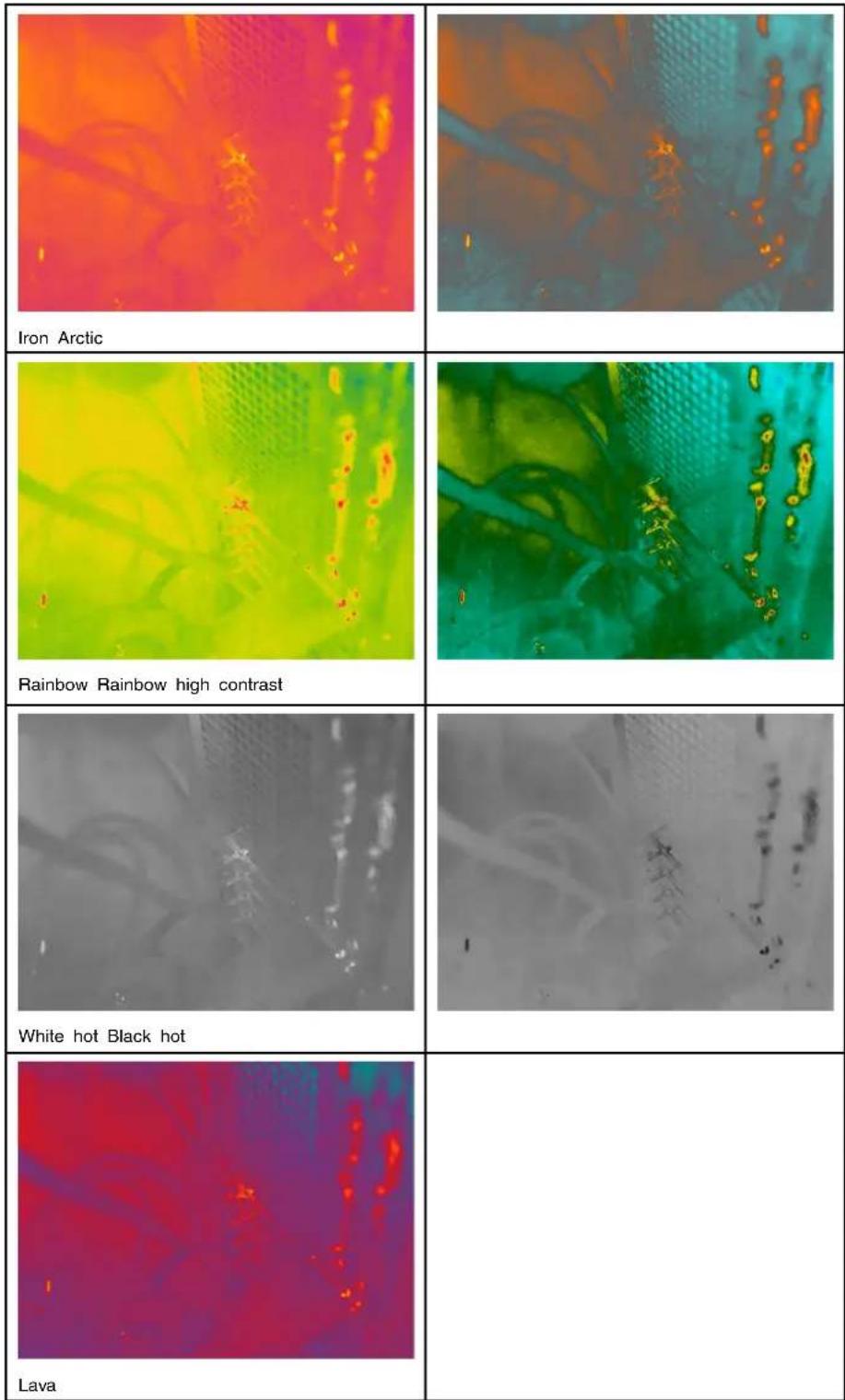 FLIR E85 - Changing the color palettes - 1