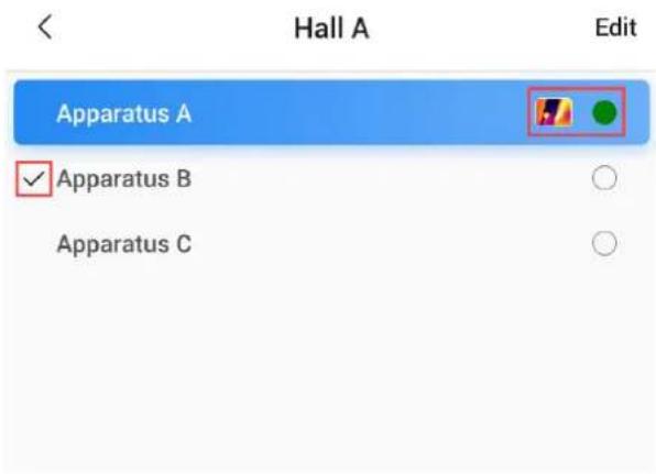 Hall A Edit Apparatus A ✓ Apparatus B Apparatus C