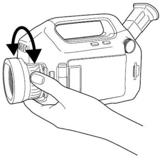 FLIR GFx320 - Adjusting the infrared camera focus - 1