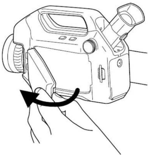 FLIR GFx320 - Opening the display - 1