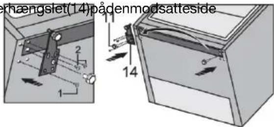 ehængslet(14)pådenmodsatteside 1 2 11 14