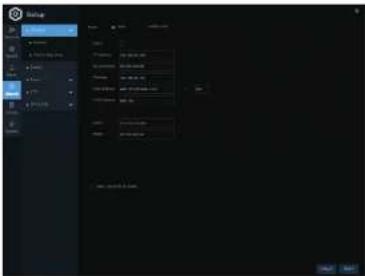 Screenshot of a software interface showing a settings panel with dropdowns and checkboxes, likely from an older software application.
