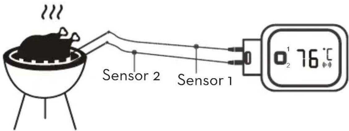 Sensor 2 Sensor 1 0 1 76 °C 2 0·0