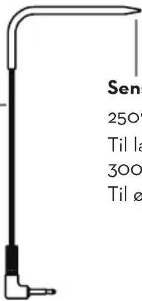 Sens 250° Til la 300° Til ø
