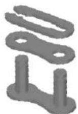 Craftsman 57953 - INSTALLATION HARDWARE, LOCATED IN HARDWARE BAG (SHOWN IN ACTUAL SIZE) - 12