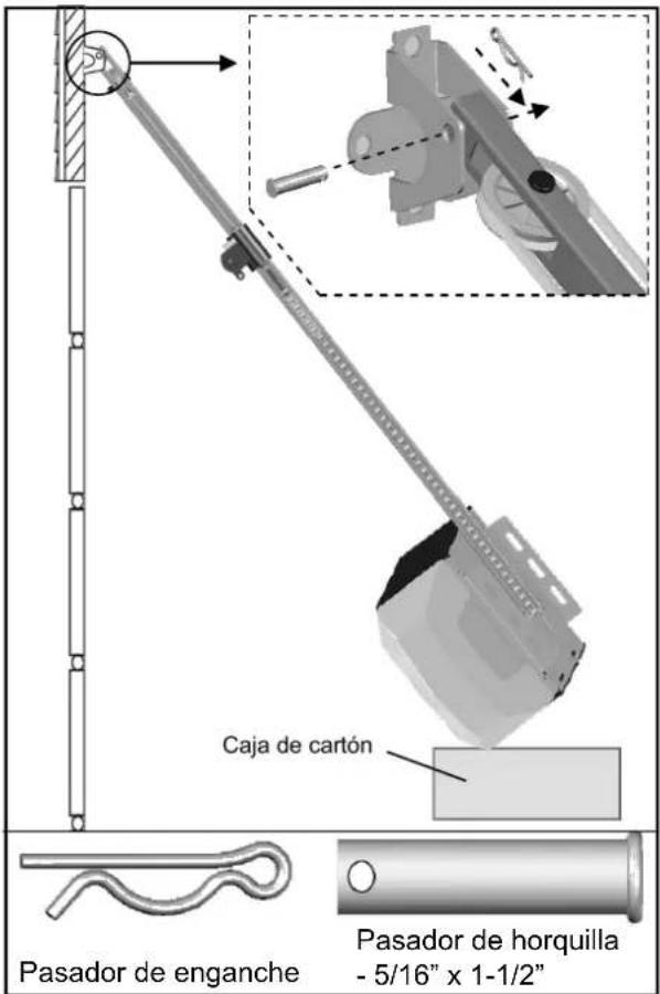 Caja de cartón Pasador de enganche Pasador de horquilla - 5/16" x 1-1/2"