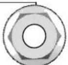 Craftsman 57953 - INSTALLATION HARDWARE, LOCATED IN HARDWARE BAG (SHOWN IN ACTUAL SIZE) - 9