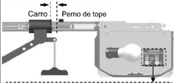 Carro Perno de tope