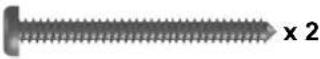 Craftsman 57953 - INSTALLATION HARDWARE, LOCATED IN HARDWARE BAG (SHOWN IN ACTUAL SIZE) - 10
