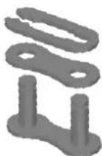 Craftsman 57933 - INSTALLATION HARDWARE, LOCATED IN HARDWARE BAG (SHOWN IN ACTUAL SIZE) - 12
