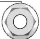 Craftsman 57933 - INSTALLATION HARDWARE, LOCATED IN HARDWARE BAG (SHOWN IN ACTUAL SIZE) - 9