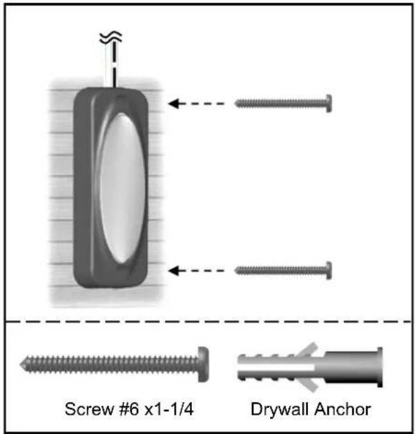 Screw #6 x1-1/4 Drywall Anchor