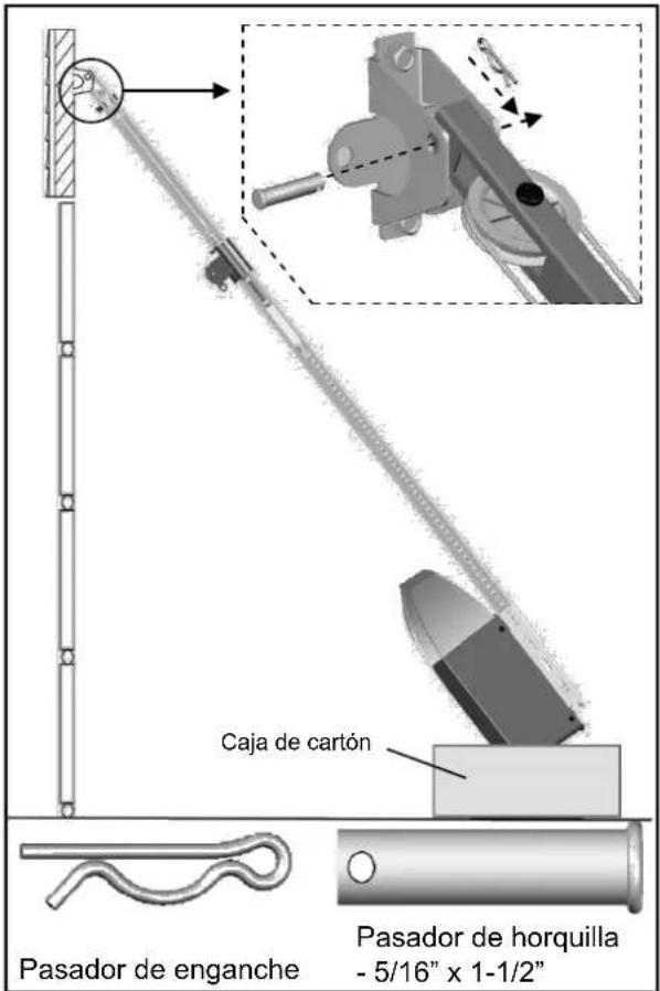 Pasador de enganche Caja de cartón Pasador de horquilla - 5/16" x 1-1/2"