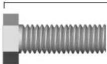 Craftsman 57963 - INSTALLATION HARDWARE, LOCATED IN HARDWARE BAG (SHOWN IN ACTUAL SIZE) - 8
