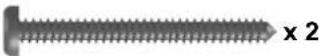 Craftsman 57963 - INSTALLATION HARDWARE, LOCATED IN HARDWARE BAG (SHOWN IN ACTUAL SIZE) - 10