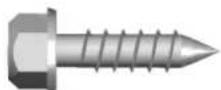 Craftsman 57963 - INSTALLATION HARDWARE, LOCATED IN HARDWARE BAG (SHOWN IN ACTUAL SIZE) - 6