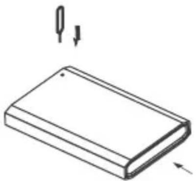 Icy Box IB-G226L-C31 - Drive installation - 1