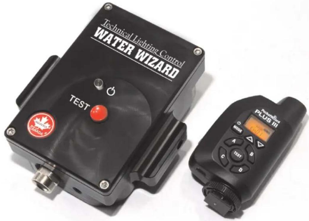 Technical Lighting Control WATER WIZARD TEST Pocketlight Plus III MODE A B C D EMADA