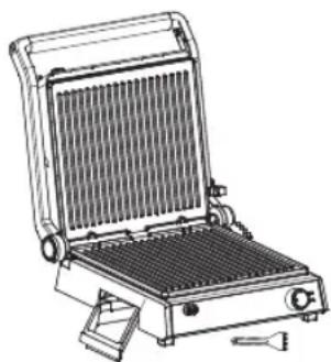 Becken BCG5031 - Use as a contract grill: - 1