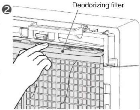 Deodorizing filter
