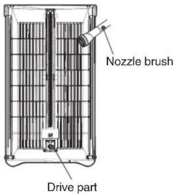 Nozzle brush Drive part
