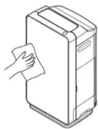 HITACHI EP-L110E - Purifi er(Guide for Cleaning: About Once a Month) - 1