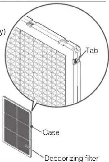 Tab Case Deodorizing filter