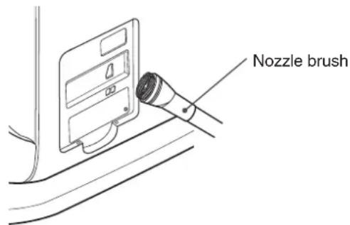 Nozzle brush