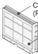 HITACHI EP-L110E - Clean the humidifying filter - 1