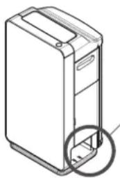 HITACHI EP-L110E - Clean the water tray mounting of the unit - 2