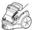 HITACHI CV-SC23V - How to Clean the Vacuum Cleaner Body / วิธีกําความสะอาดตัวเครื่องดูตรหุ้น - 2