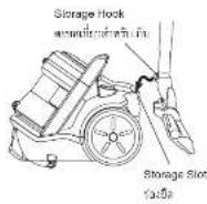 HITACHI CV-SC23V - How to Store the Vacuum Cleaner / วิธีเก็บเครื่องตุลผู้น - 3