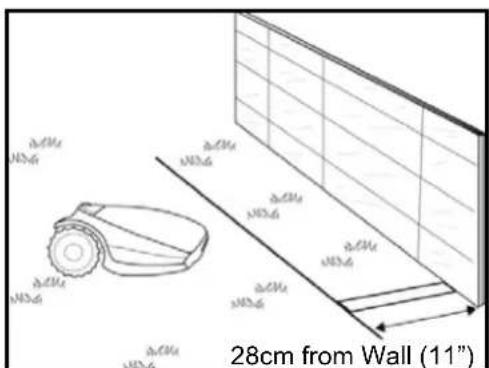 28cm from Wall (11")