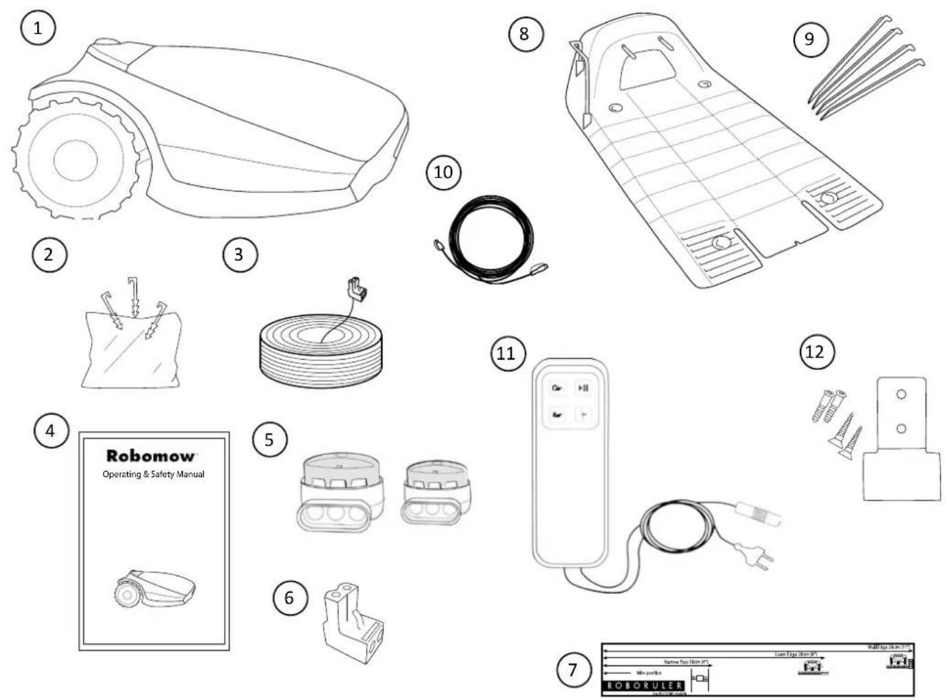 ROBOMOW RC312u - What's in the Box - 1