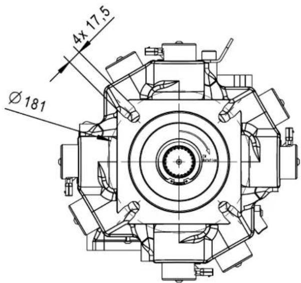 4x 17,5 Ø 181
