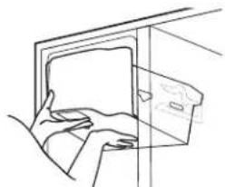 Crosley XSS25GGHWW - Models with tilt out ice bin - 1