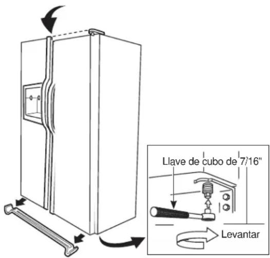Llave de cubo de 7/16" Levantar