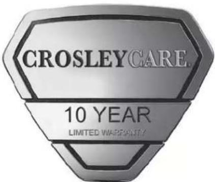 CROSLEY CARE. 10 YEAR LIMITED WARRANTY