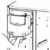 Crosley XSS25GGHWW - Models with tilt out ice bin - 5