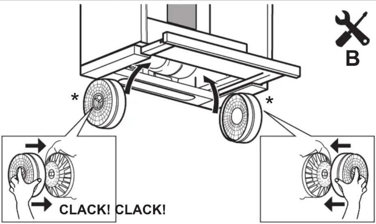 B * CLACK! CLACK!