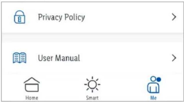 Privacy Policy User Manual Home Smart Me