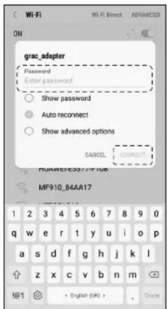 wi-fi NI-FI Direct ADVANCED ON grac_adapter Password Enter password Show password Auto reconnect Show advanced options CANCEL CONNECT MUWFE3574F06 MF910_84AA17 1 2 3 4 5 6 7 8 9 0 q w e r t y u i o p a s d f g h j k l z x c v b n m @1 • English (UK) • . Once