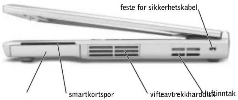 feste for sikkerhetskabel smartkortspor vifteavtrekkharddiskinntak