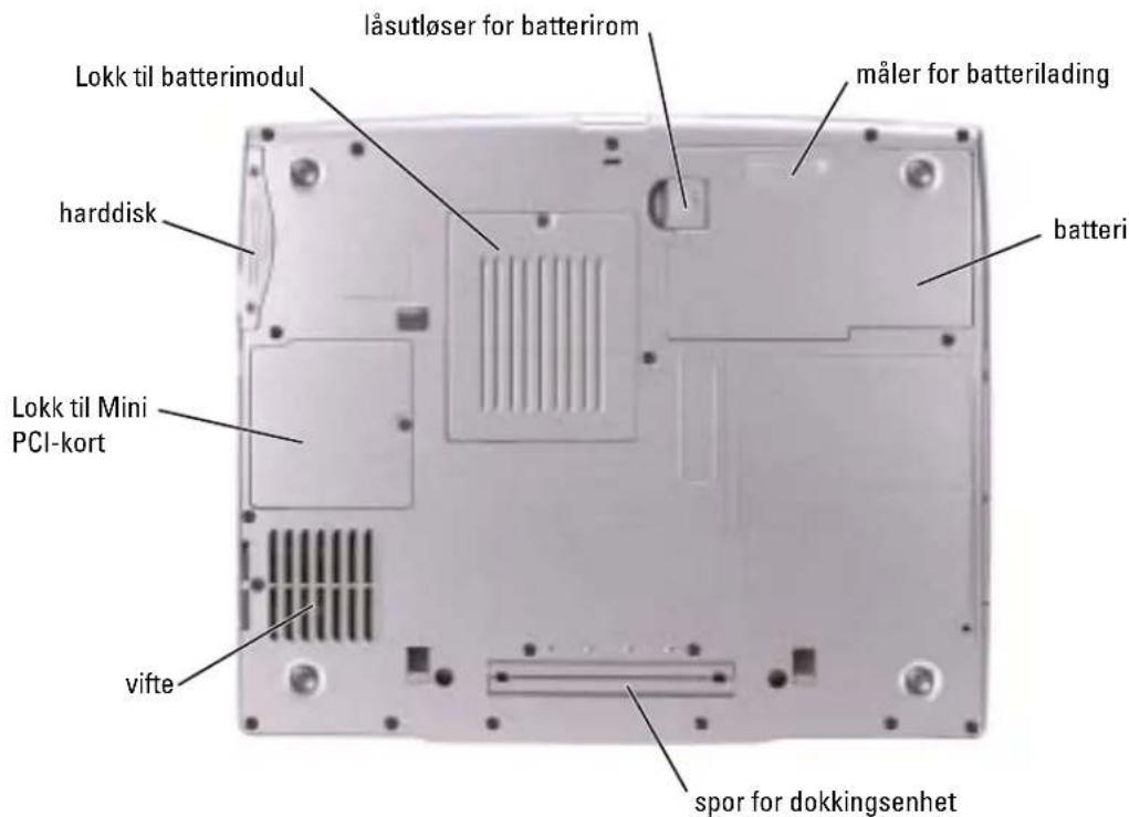 låsutlöser for batterirom måler for batterilading Lokk til batterimodul harddisk batteri Lokk til Mini PCI-kort vifte spor for dokkingsenhet