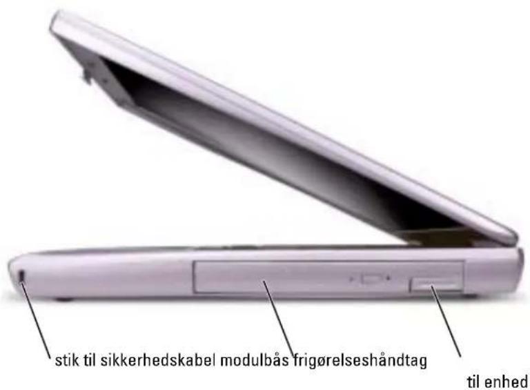 stik til sikkerhedskabel modulbås frigørelseshåndtag til enhed