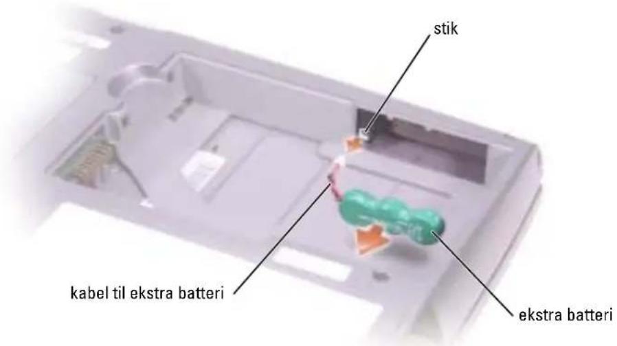 stik kabel til ekstra batteri ekstra batteri