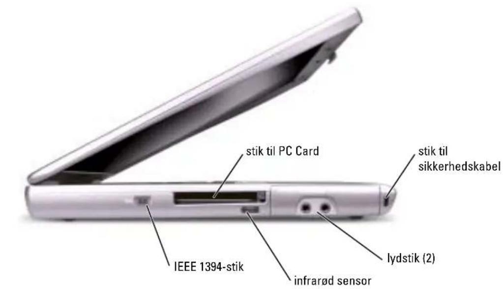 stik til PC Card stik til sikkerhedskabel IEEE 1394-stik infrarød sensor lydstik (2)